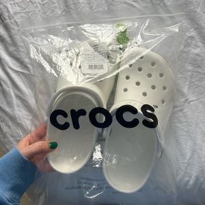 White Crocs